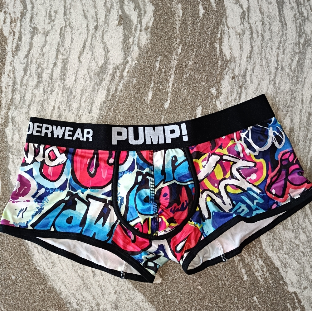 🔥 PUMP!  Men's Boxer Trunk New Size Large